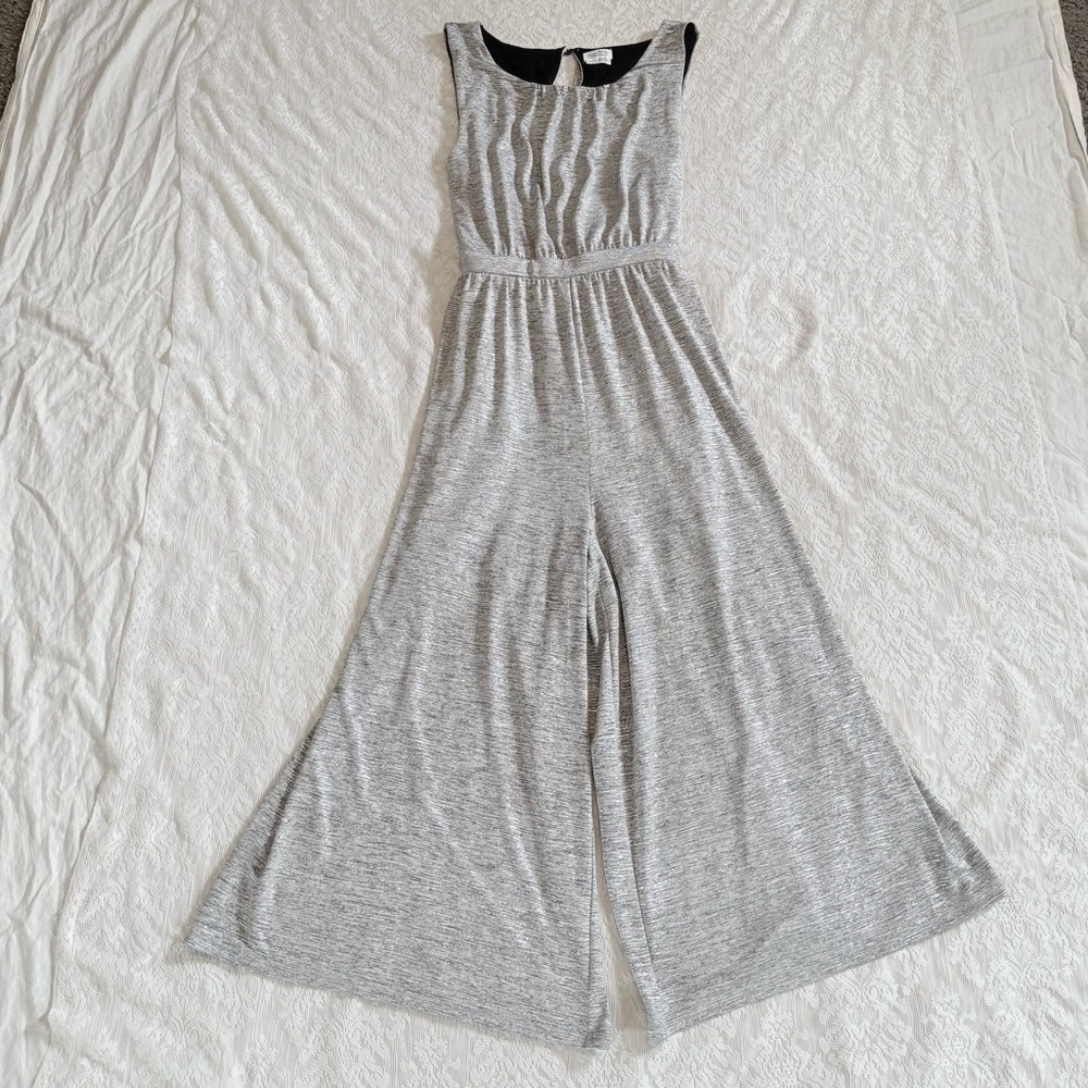 Anthropologie Meadow Rue alchemist metallic wide leg sleeveless jumpsuit - Picture 2 of 12